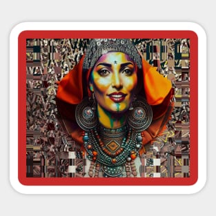 Moroccan Amazigh Beauty V2 Sticker